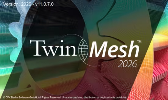 TwinMesh 2026 一机一码授权激活版 TwinMesh 2026 v11.0.7.0 激活版 TwinMesh网格划分软件