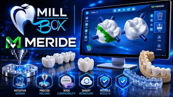 MillBox Meride v25.0.3 (2025) 一机一码授权版 专业的牙科CAM软件
