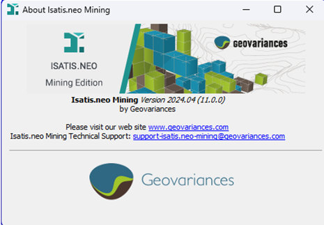 Geovariances Isatis.neo Mining 2024.04 矿业专用地质统计学软件